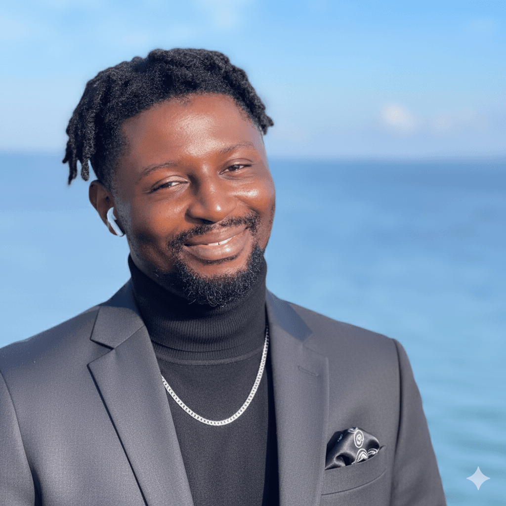 Alexander on suits at the mediterranean sea