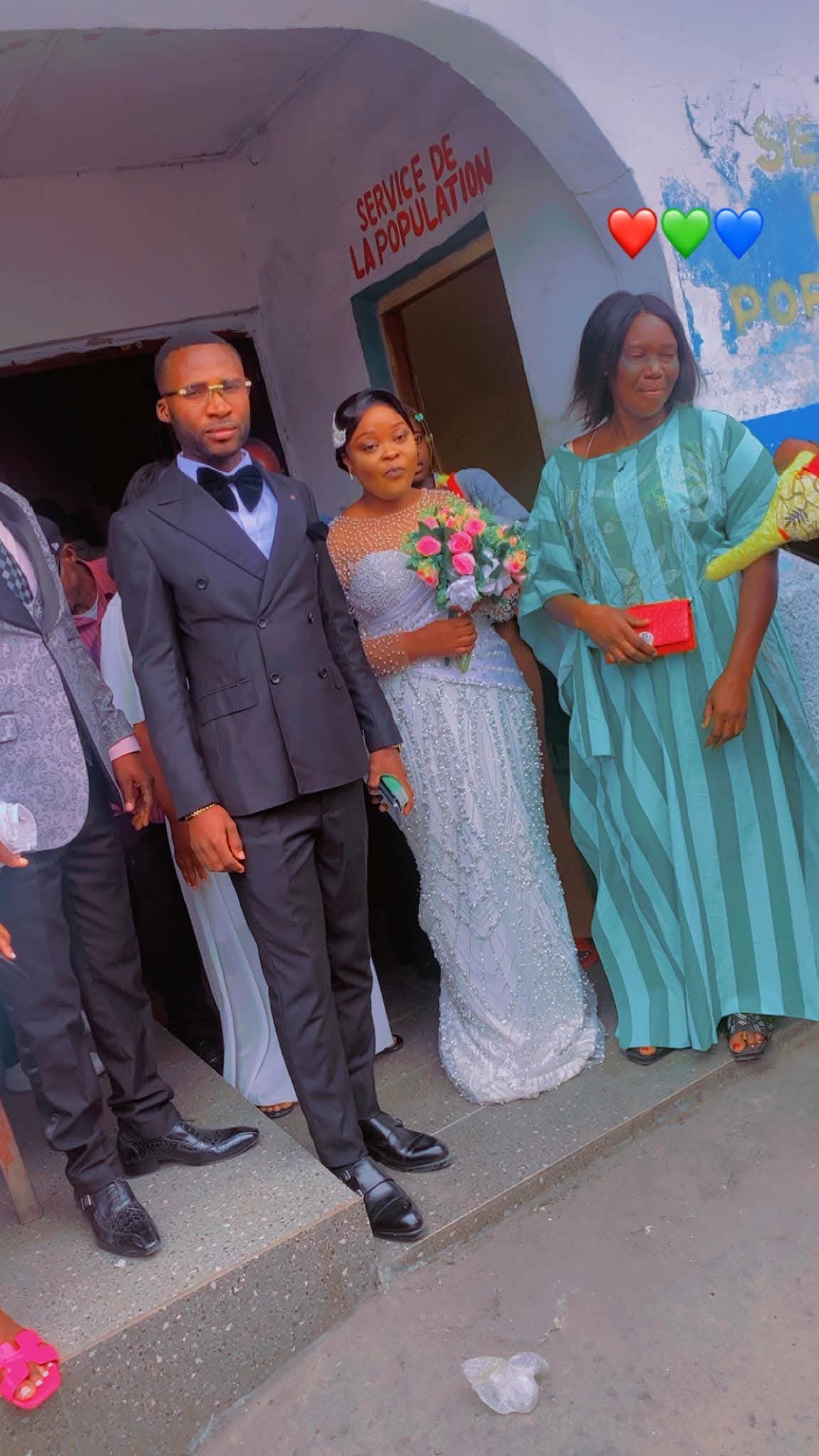 Hapy newly wedded couple